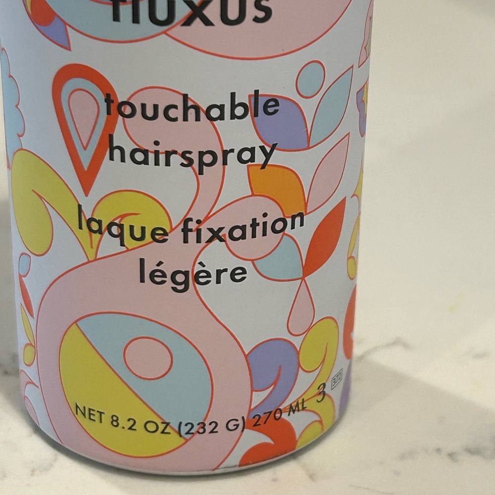 amika Fluxus Touchable Hairspray - Pink, Orange, Yellow - Picture 3 of 4